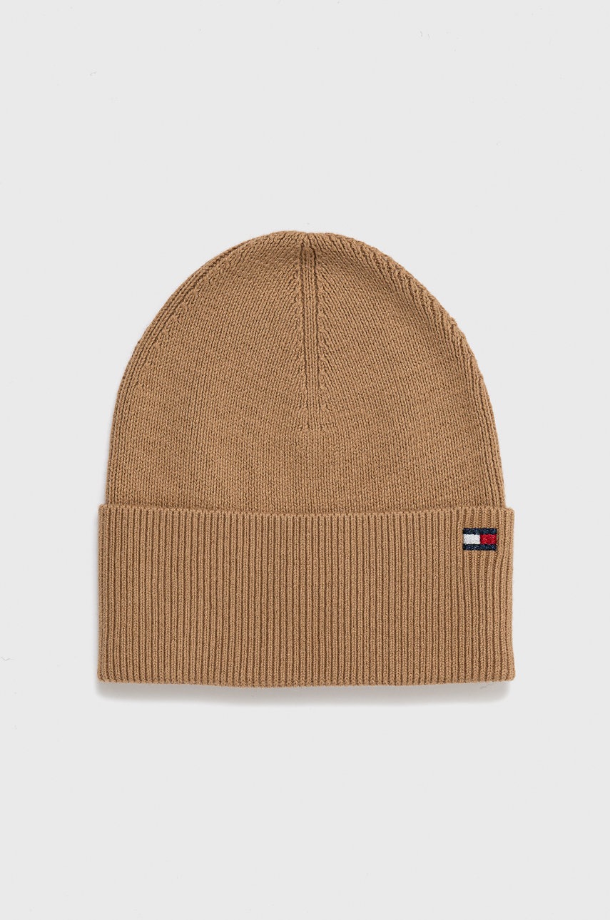 

Шапка и шарф с примесью кашемира Tommy Hilfiger цвет коричневый