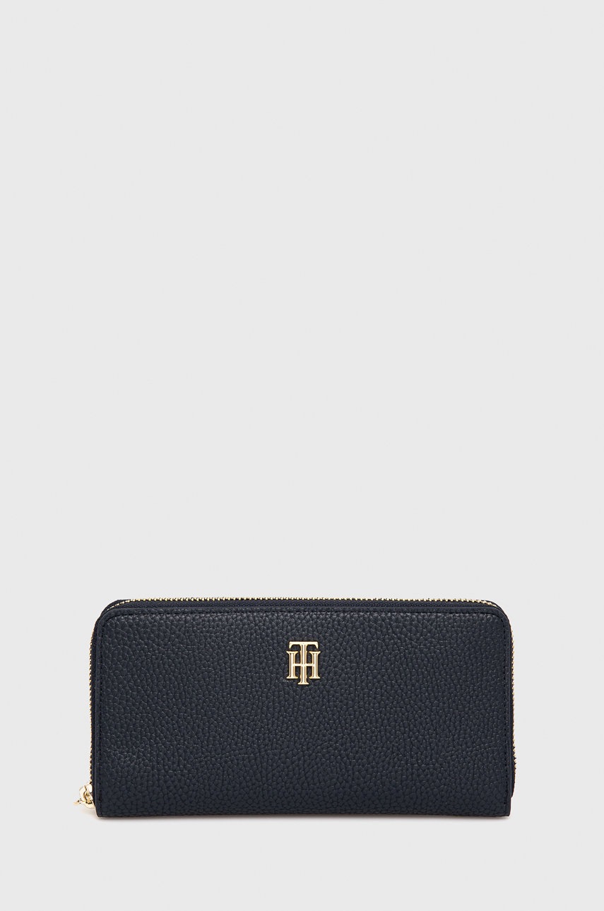 

Портфейл Tommy Hilfiger дамски в тъмносиньо, Тъмносин
