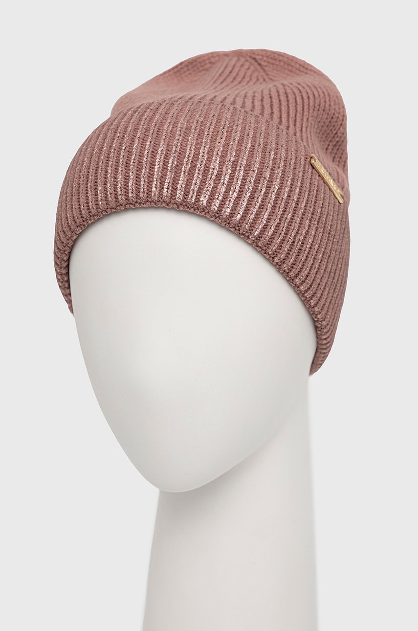 

Шапка Trussardi колір рожевий