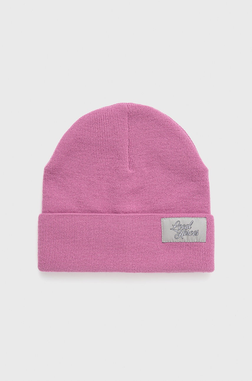 

Шапка Local Heroes в розово, Розов