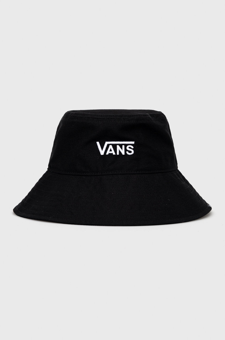 Vans Pălărie culoarea negru, bumbac VN0A5GRGY281-blck.wht