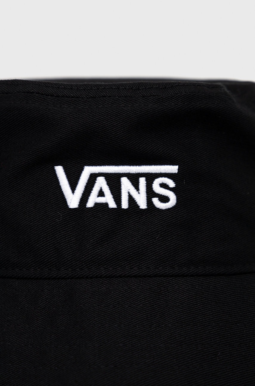 Vans Pălărie Culoarea Negru, Bumbac VN0A5GRGY281-blck.wht