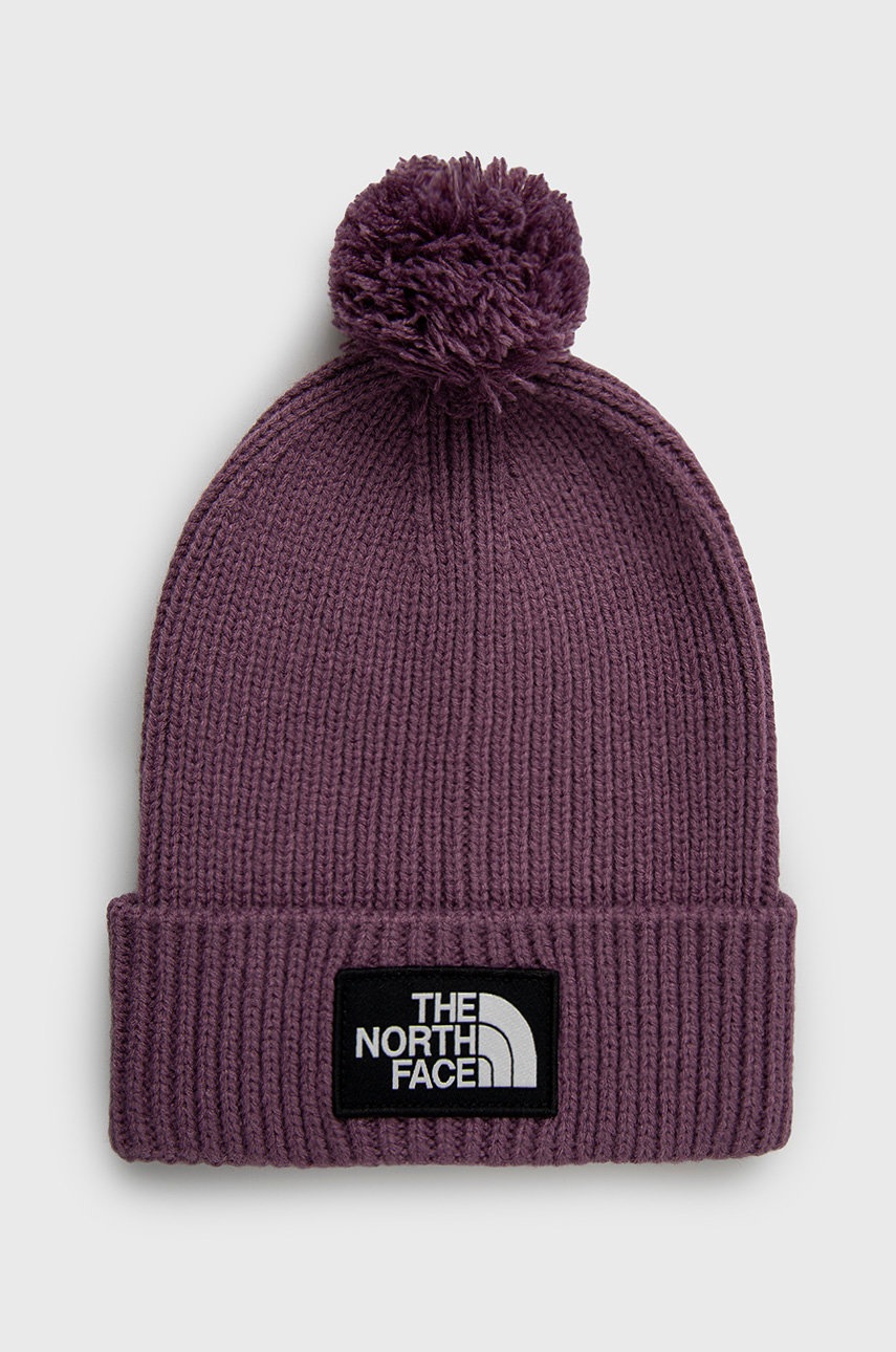 

Шапка The North Face в лилаво, Виолетов