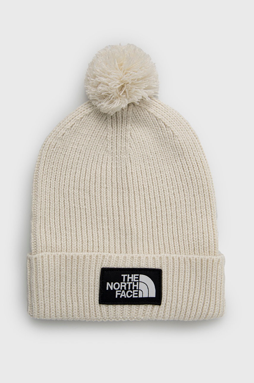 

Шапка The North Face в кремаво, Бежов