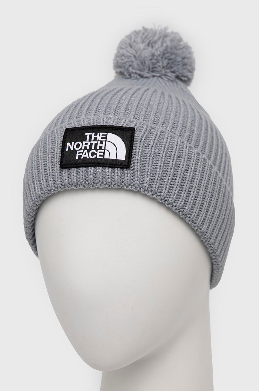 

Шапка The North Face цвет серый