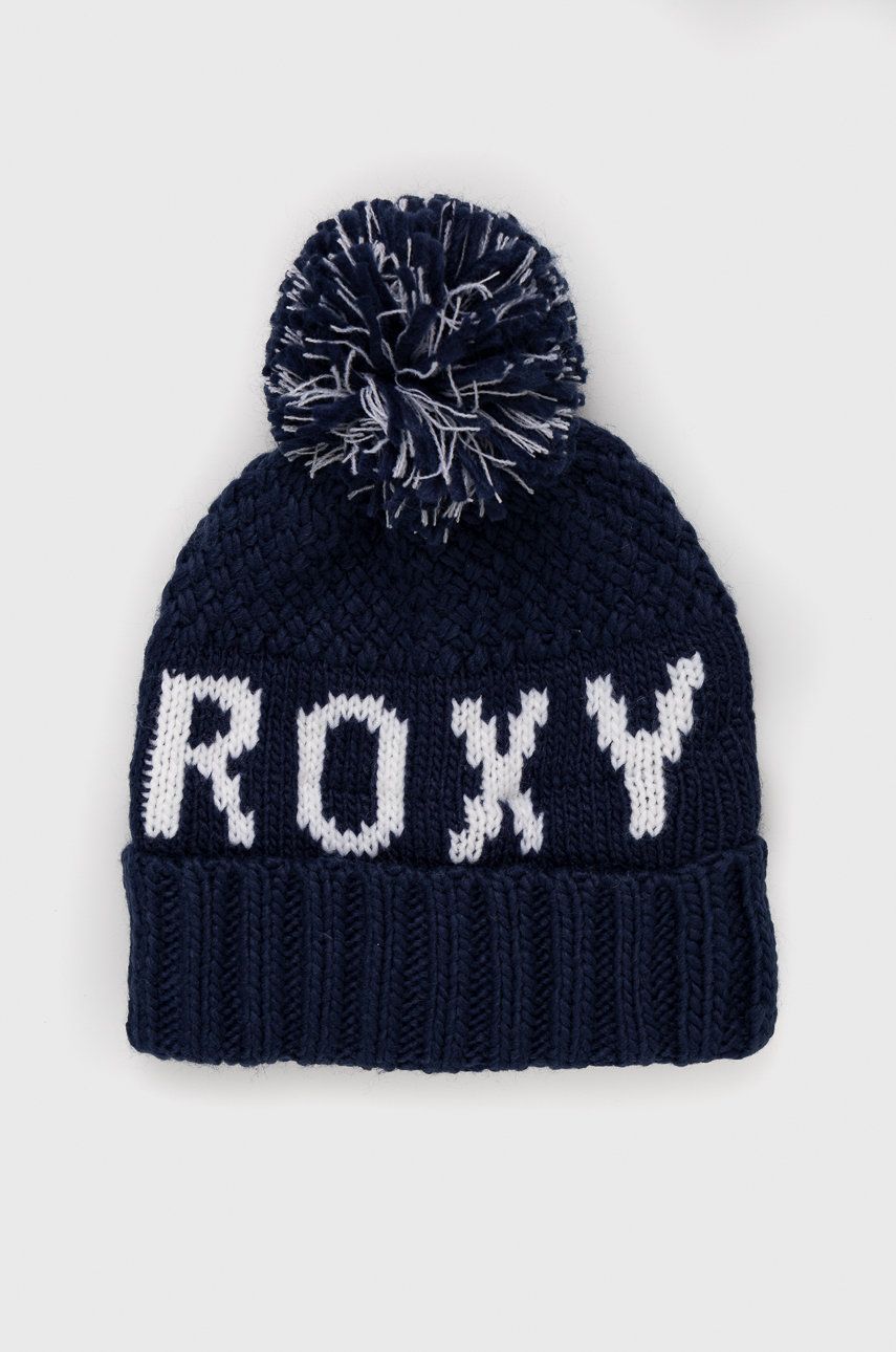 Roxy Căciulă culoarea albastru marin, din tricot gros answear.ro imagine megaplaza.ro