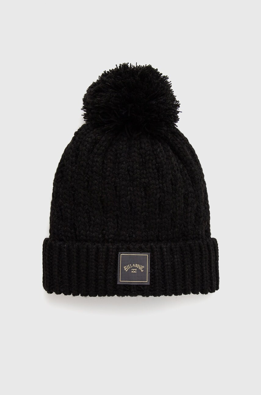 Billabong Căciulă culoarea negru, din tricot gros answear.ro imagine megaplaza.ro