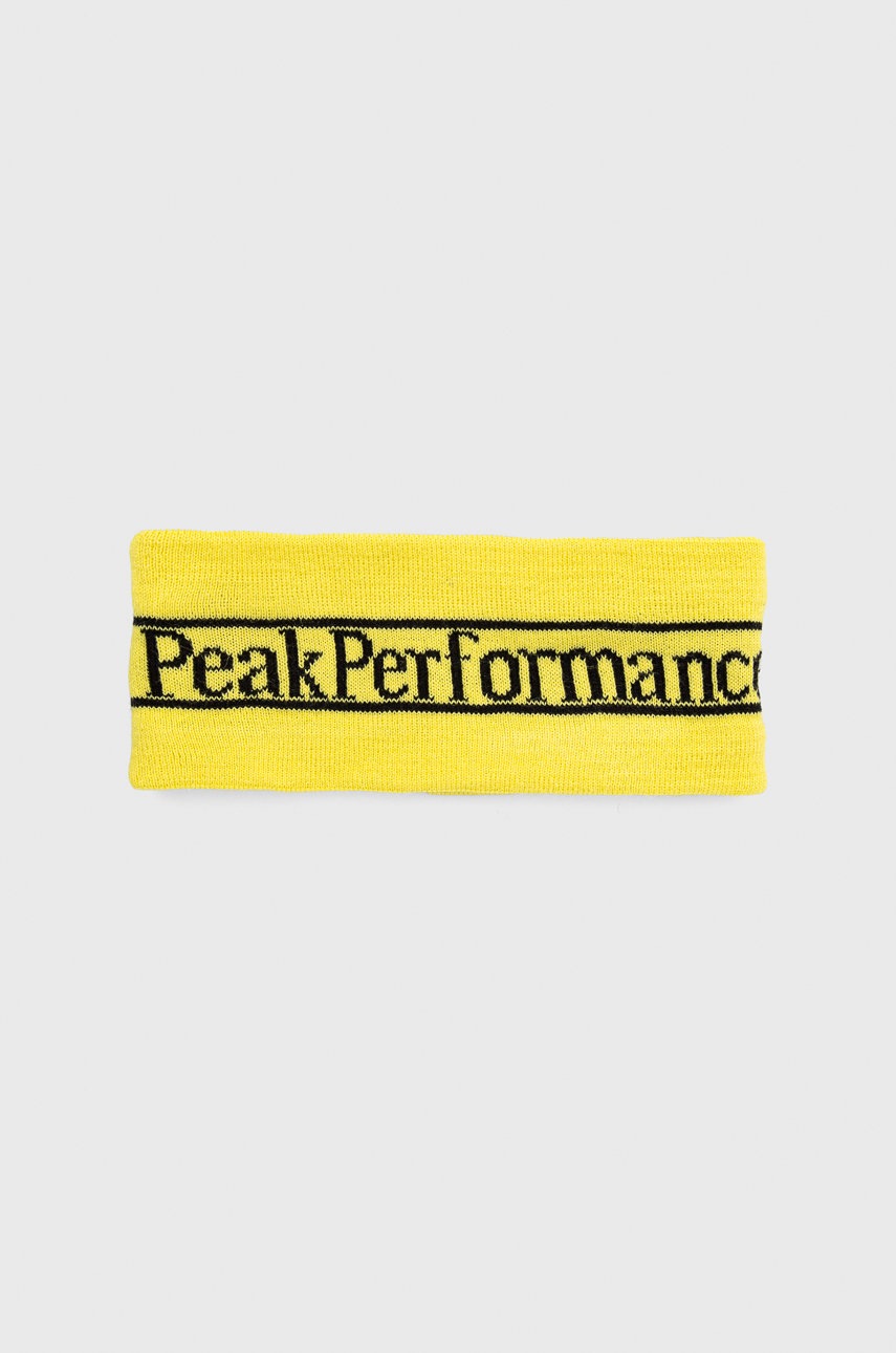 

Лента за глава Peak Performance в жълто, Жълт