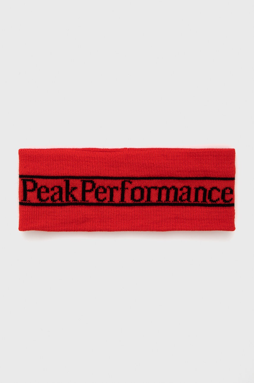 

Лента за глава Peak Performance в червено, Червен