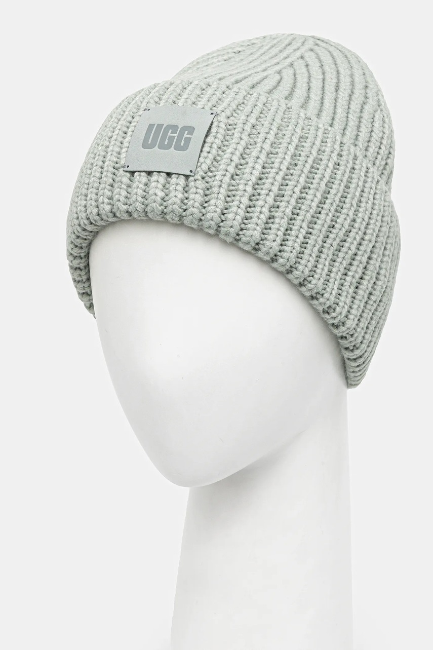 Шапка с примесью шерсти UGG из толстого трикотажа 20061