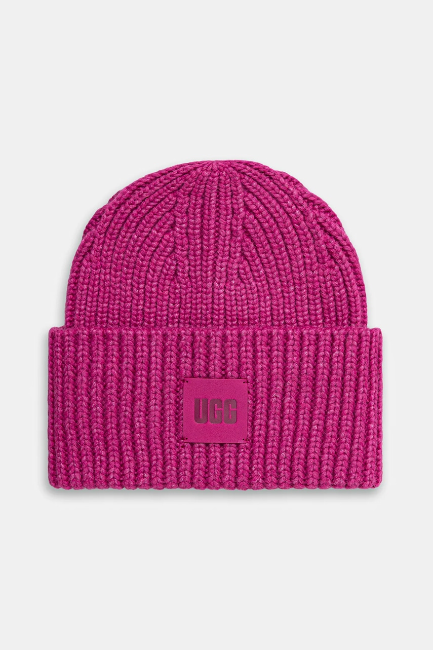 UGG căciulă din amestec de lână din tricot gros, 20061