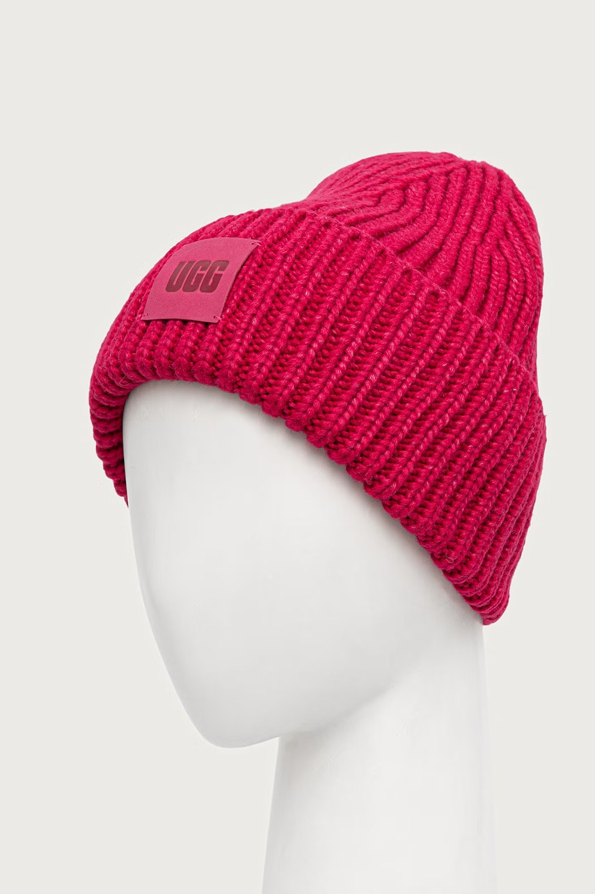 UGG  шапка beanie дамска с вълна
