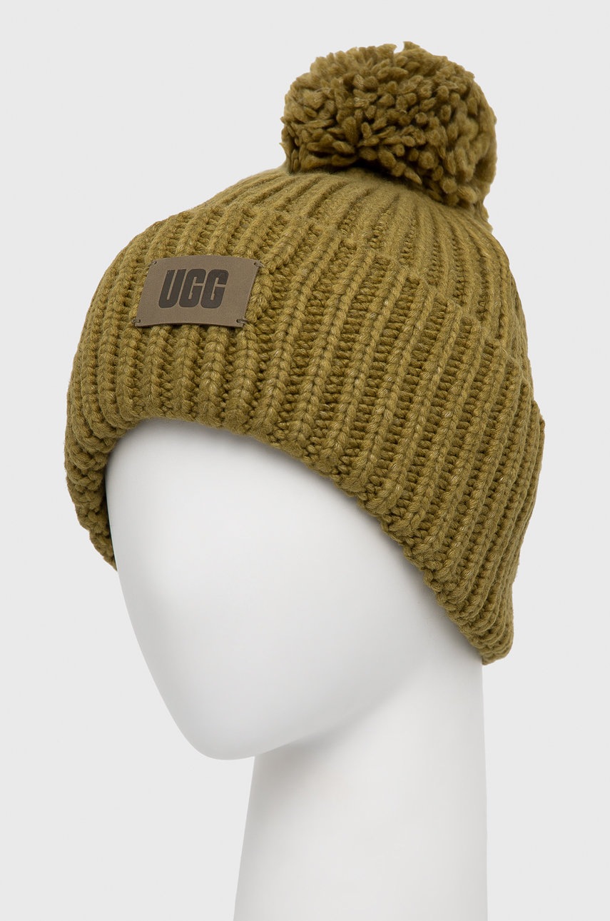 

Шапка с примесью шерсти UGG из толстого трикотажа