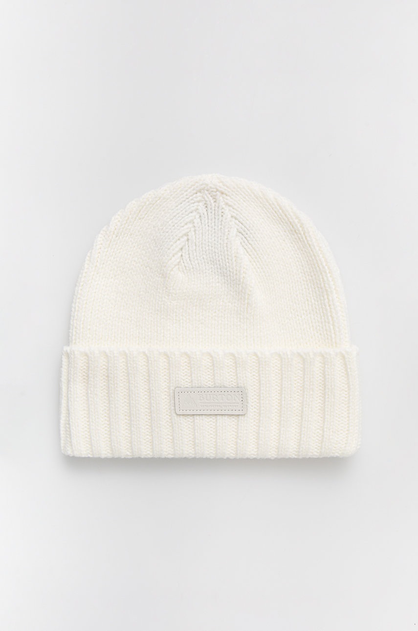 

Шапка Burton в бяло, Бял