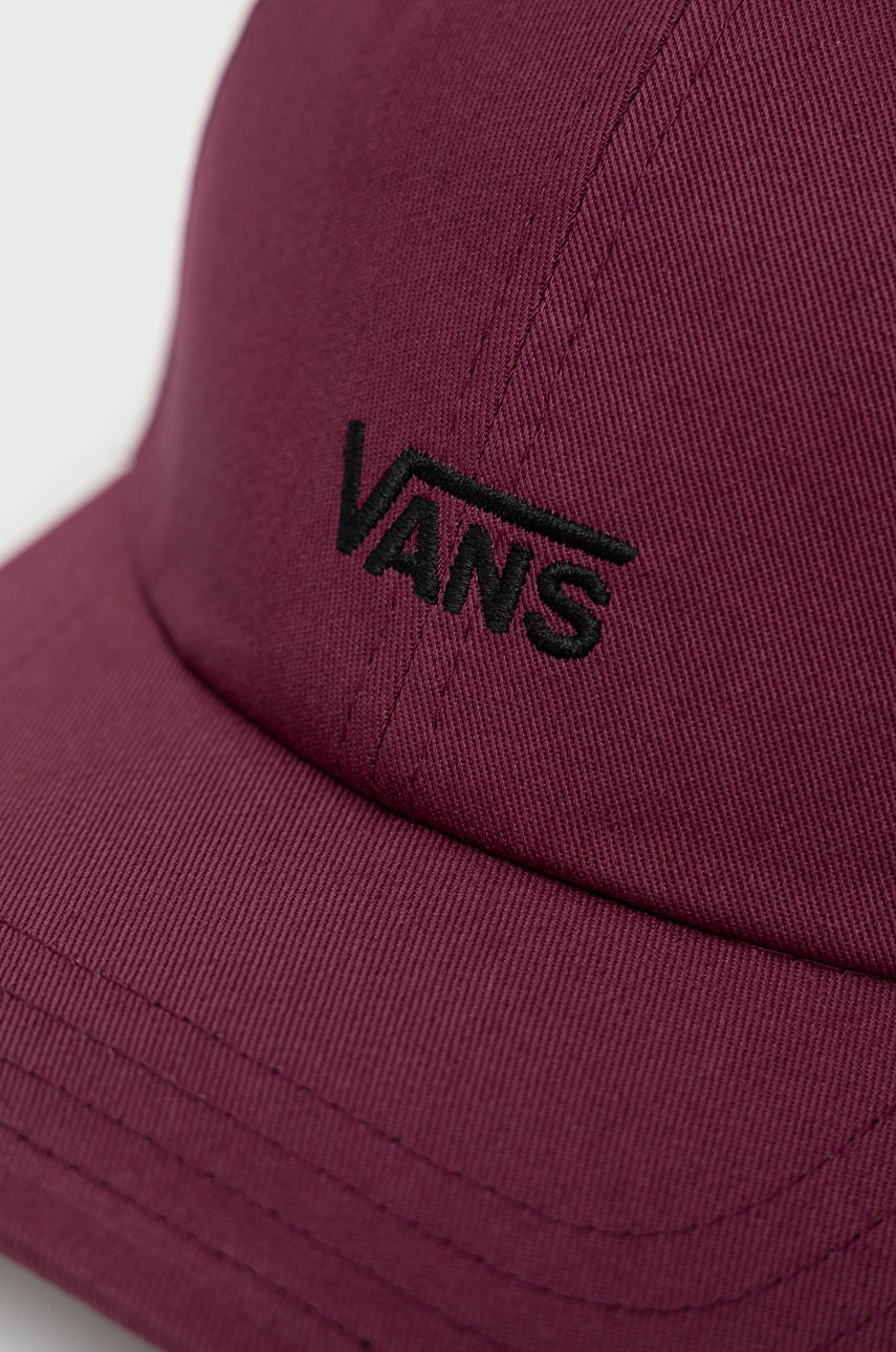 

Шапка Vans цвет фиолетовый гладкая