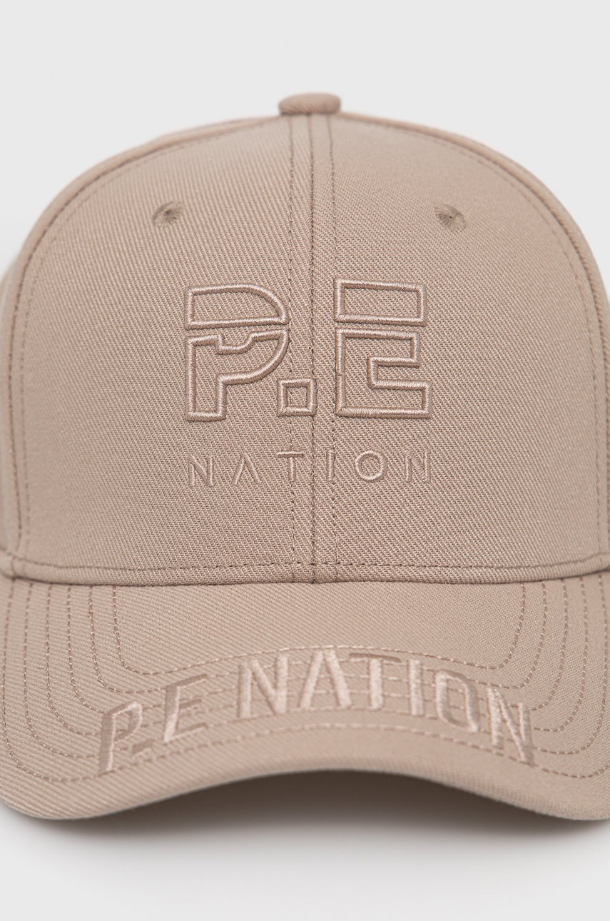 

Кепка P.E Nation цвет бежевый однотонная