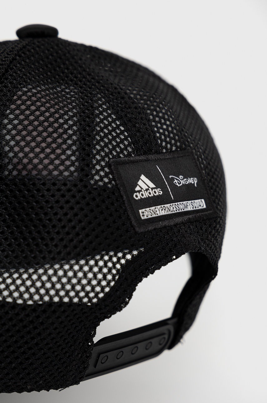 

Детская шапка adidas Performance цвет чёрный с принтом