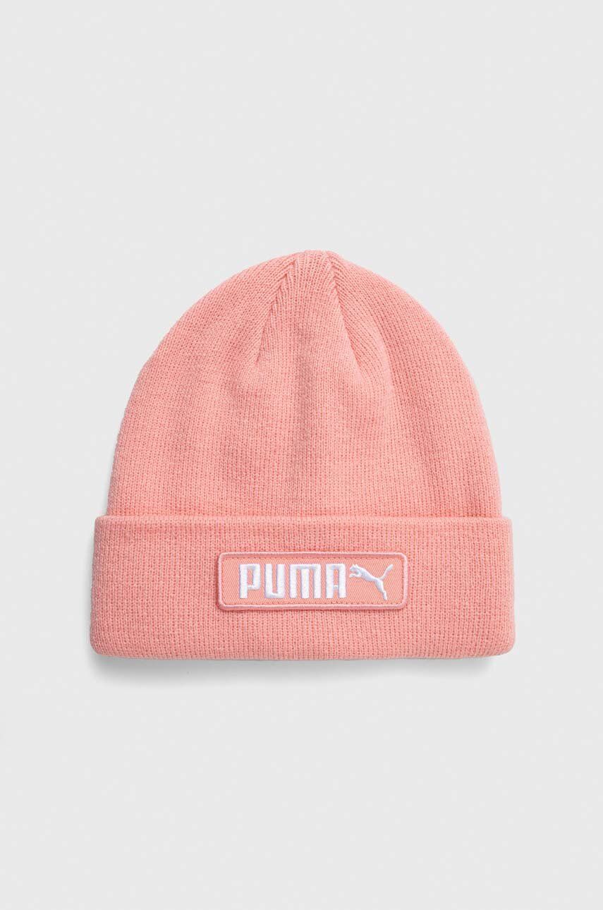 Dětska čepice Puma růžová barva - růžová - 100 % Akryl