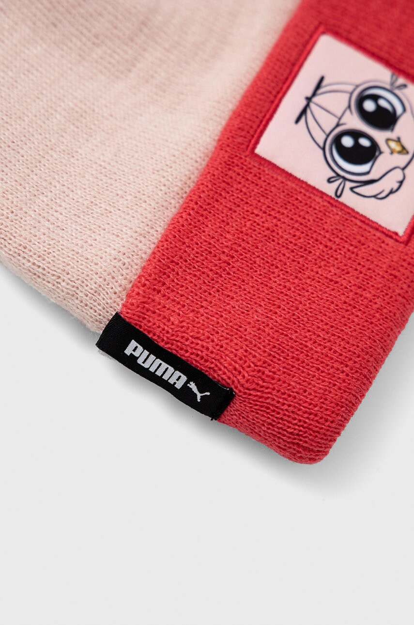 

Дитяча шапка Puma 23456 колір рожевий з тонкого трикотажу