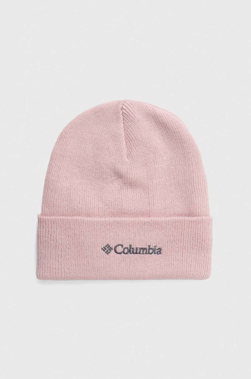 Детская шапка Columbia цвет чёрный из толстого трикотажа Детская шапка Columbia цвет чёрный из толстого трикотажа