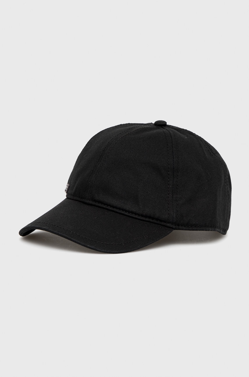 Tiger of sweden căciulă culoarea negru, material neted
