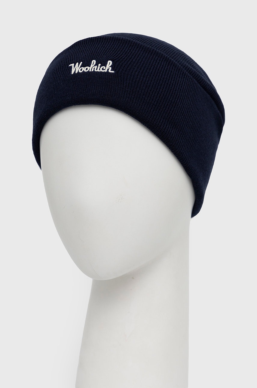 

Шапка Woolrich цвет синий