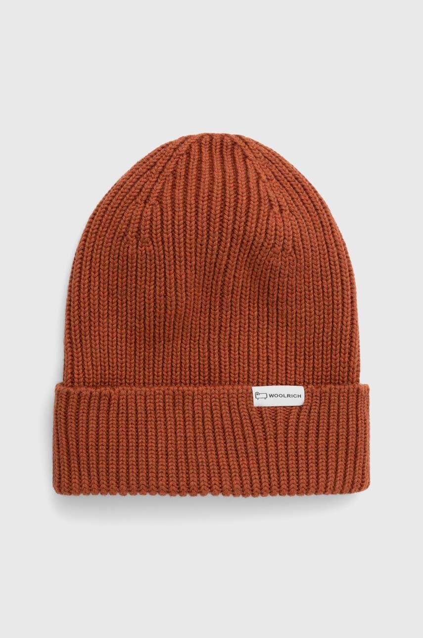 

Вовняна шапка Woolrich колір синій вовна CFWOAC0113MRUF0428-100