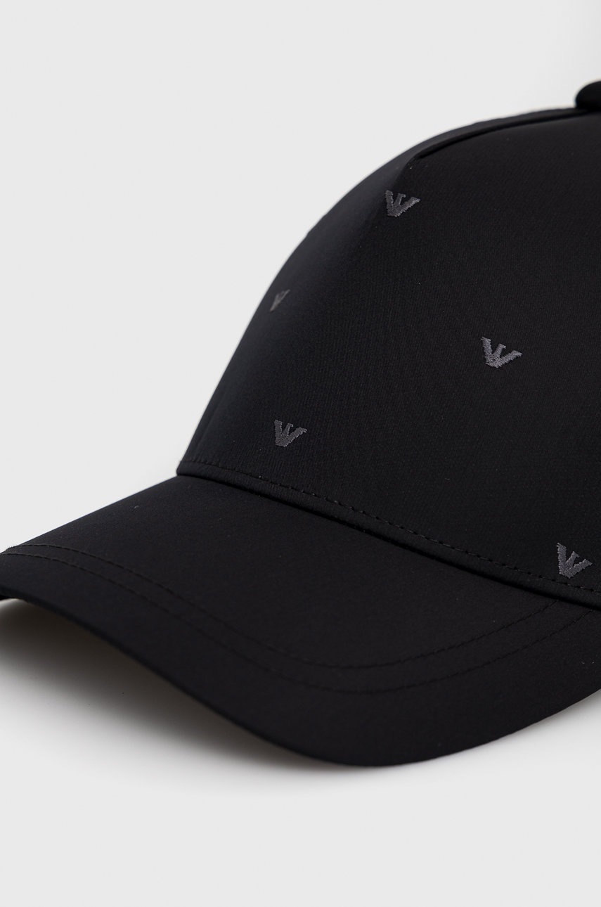 

Кепка Emporio Armani цвет чёрный с узором