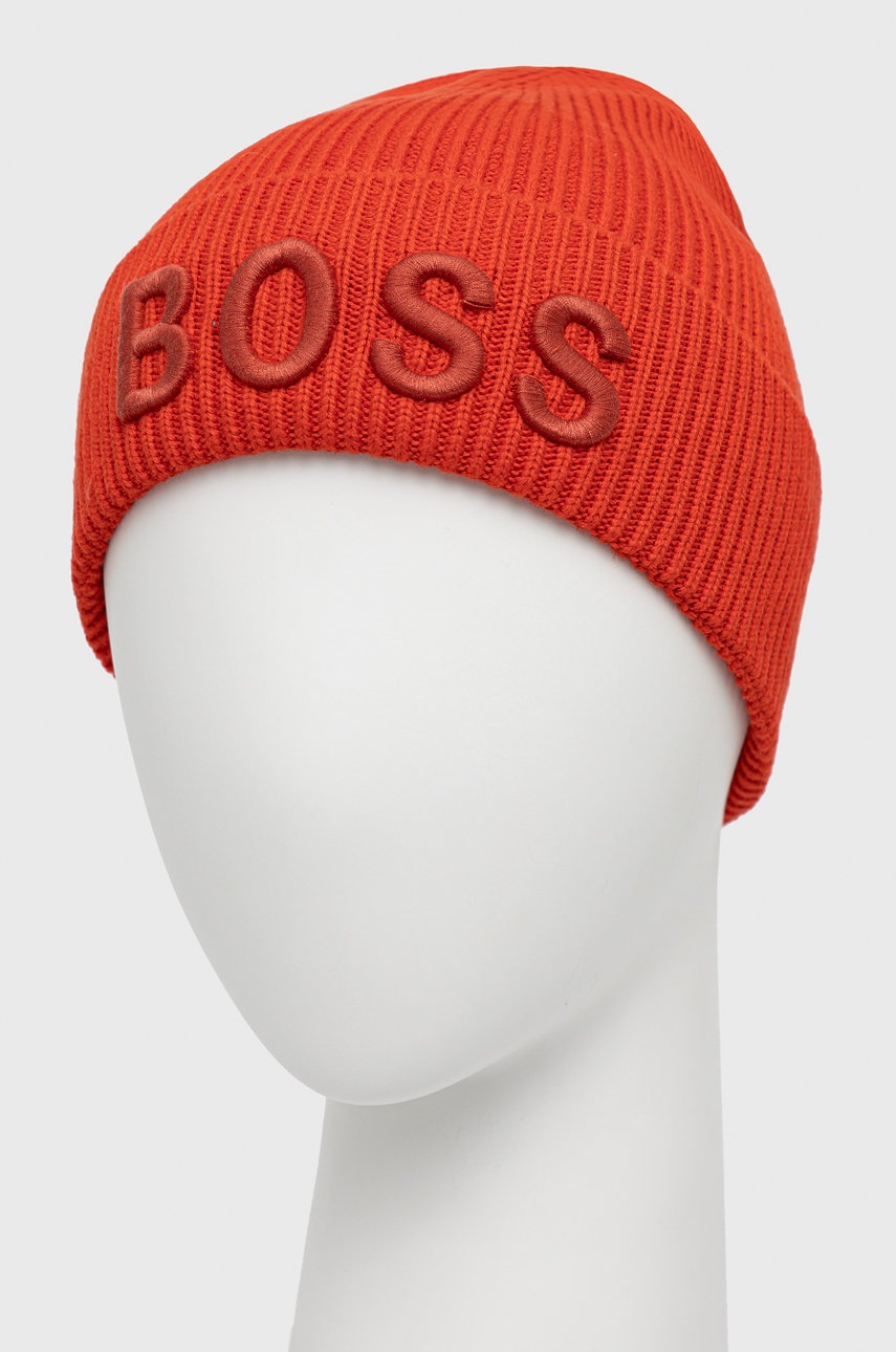 

Шапка Boss цвет красный