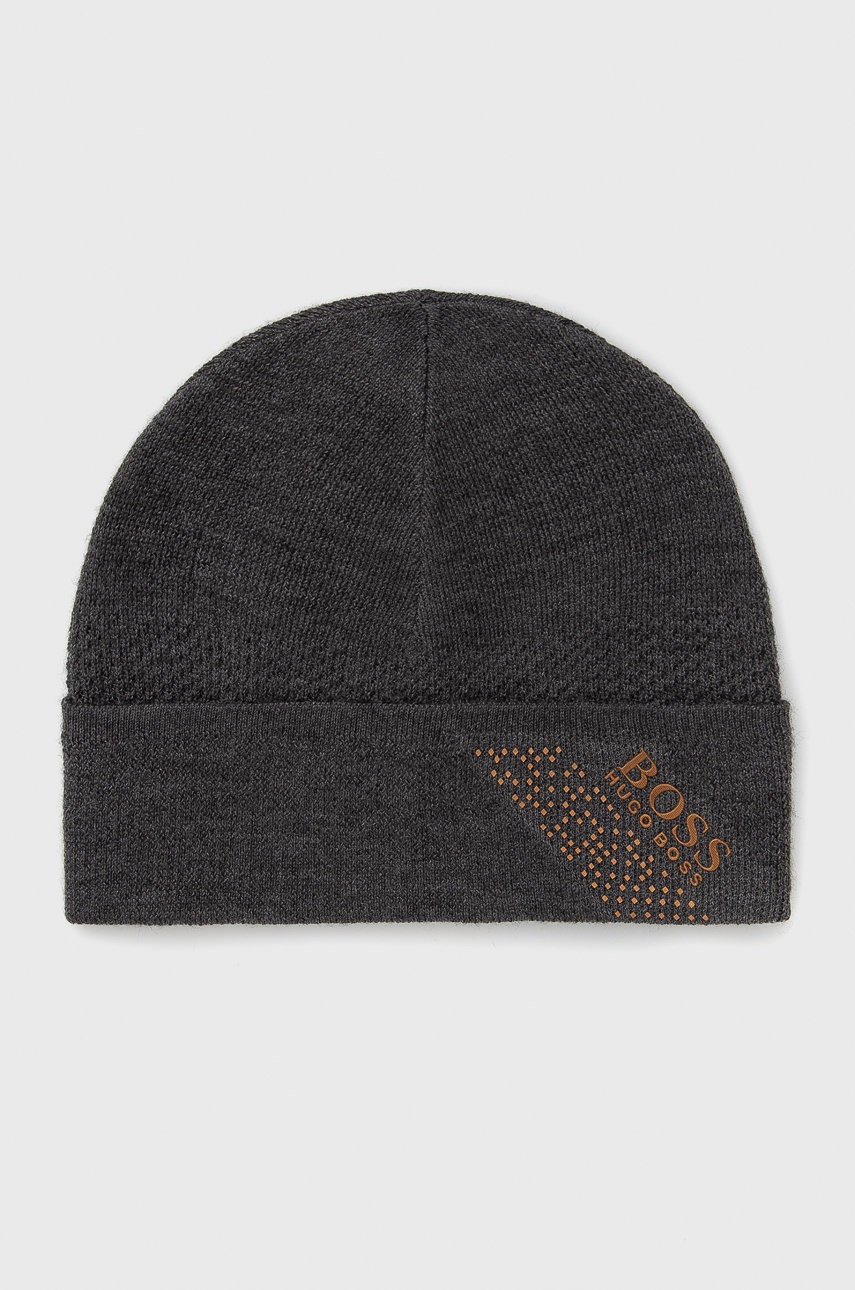 

Boss - Шапка Boss Athleisure, Сив