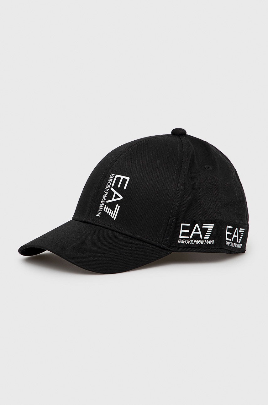 

EA7 Emporio Armani - Шапка, Черен