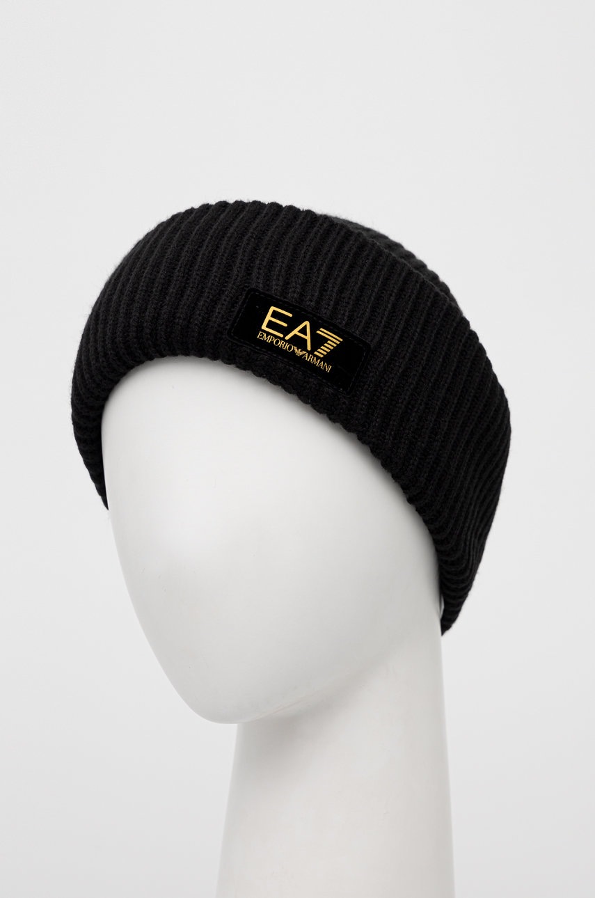 

Шапка EA7 Emporio Armani колір чорний