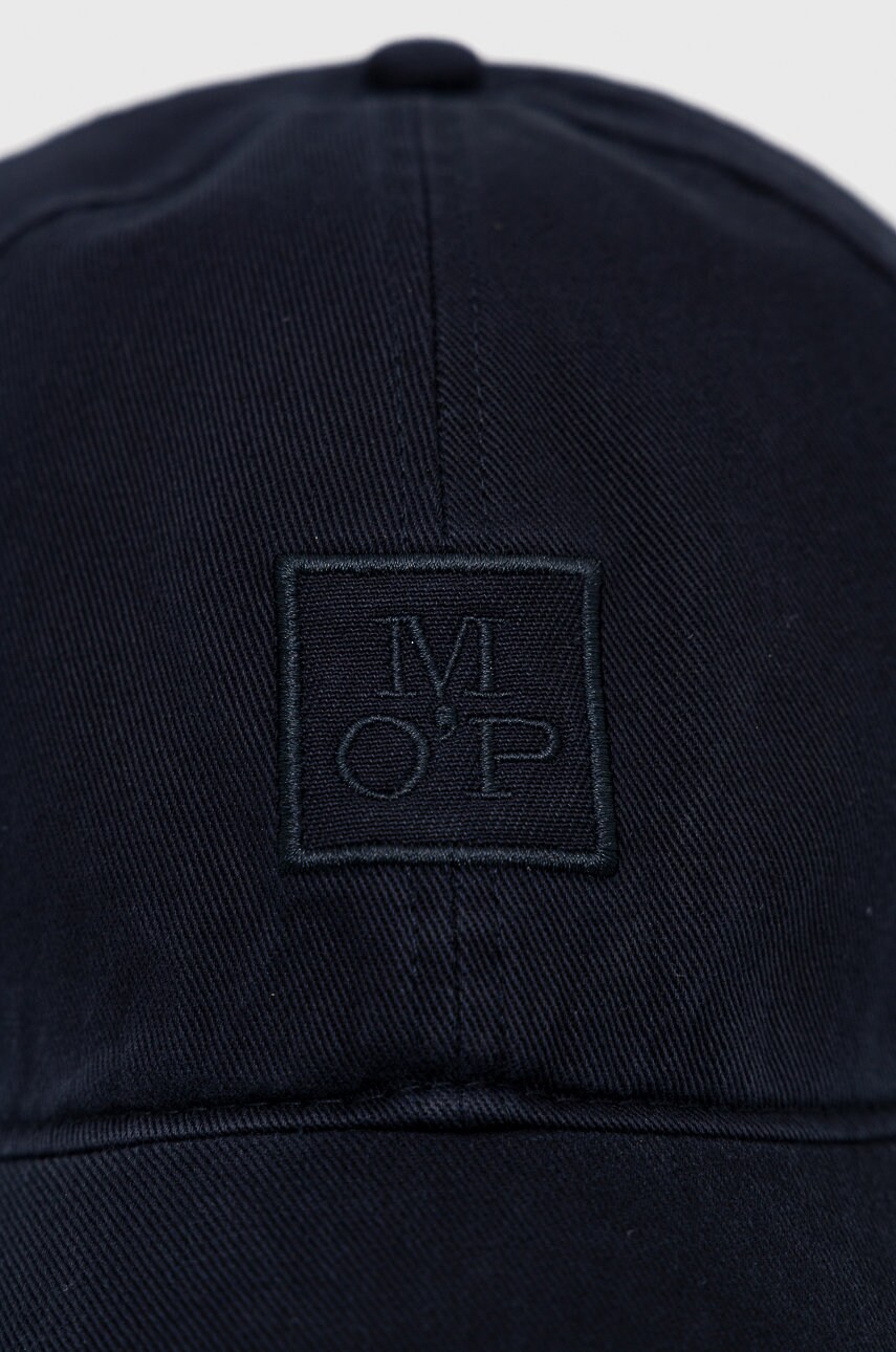 

Шапка Marc O'Polo цвет синий гладкая