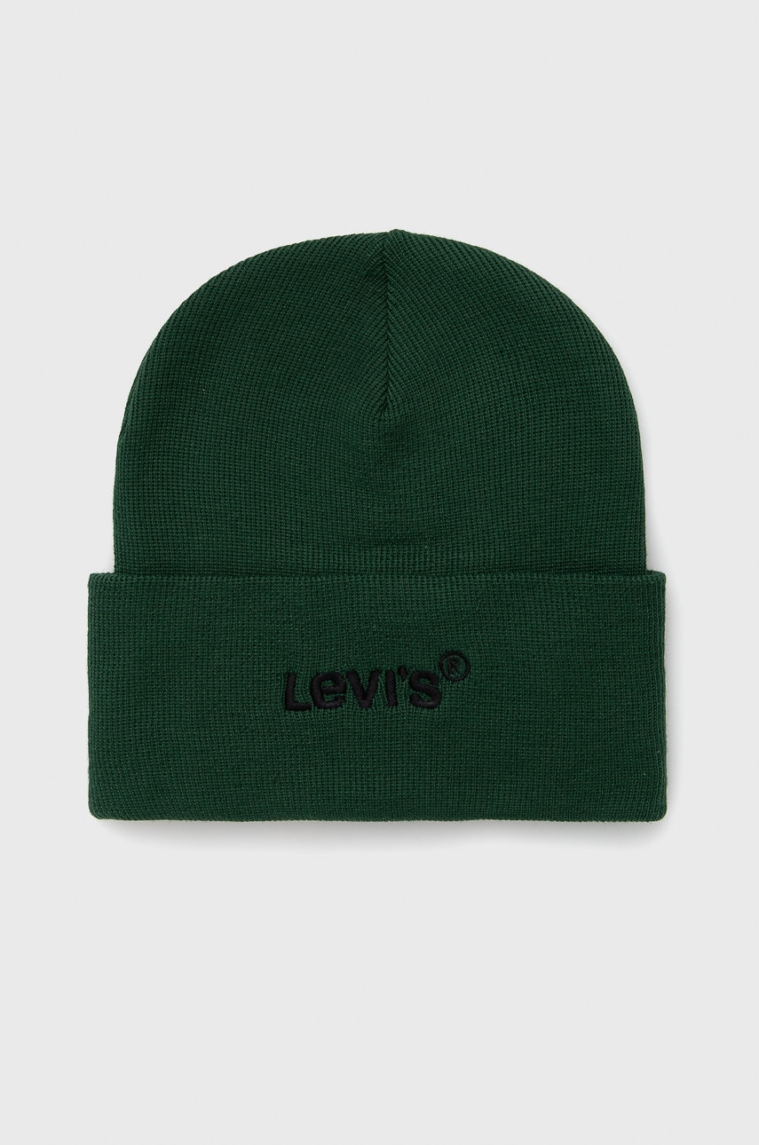 Levi's căciulă culoarea verde