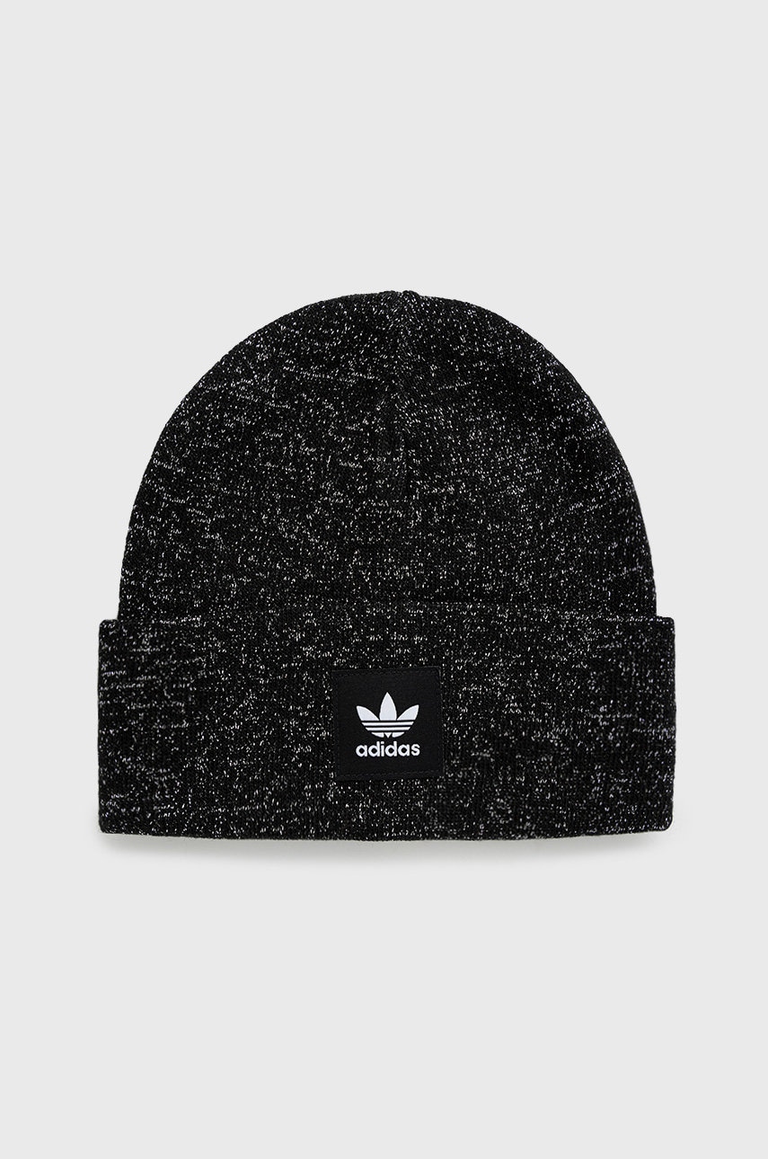 Adidas originals căciulă culoarea gri, din tesatura neteda