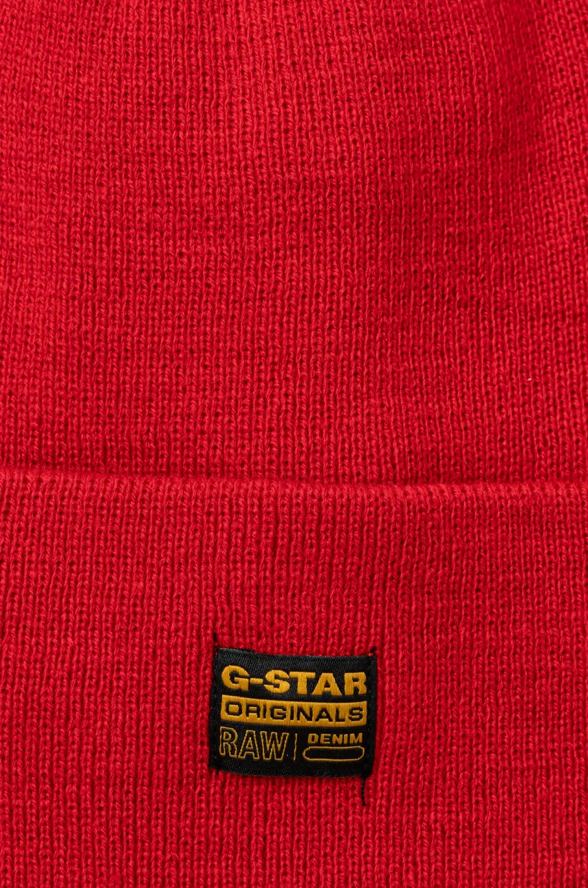 Шапка G-Star цвет красный Шапка G-Star цвет красный