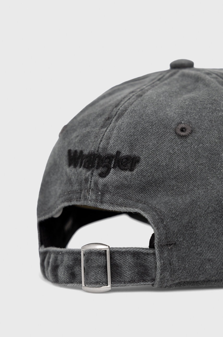

Шапка Wrangler цвет серый гладкая