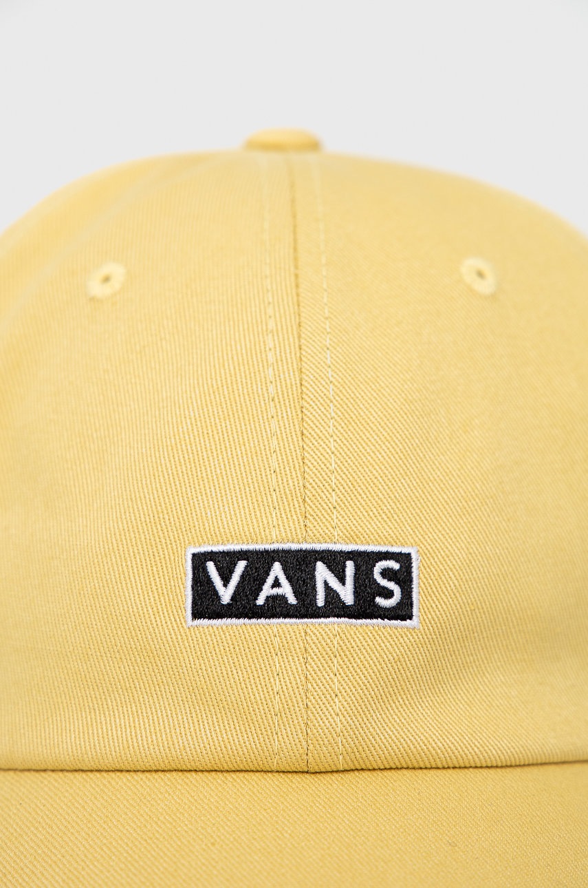 

Шапка Vans цвет жёлтый гладкая