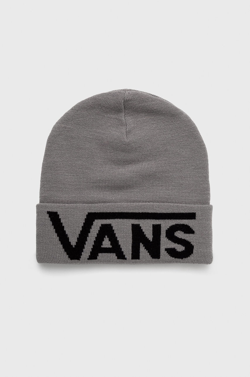 

Шапка Vans в сиво, Сив