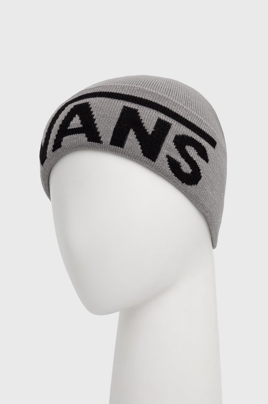 

Шапка Vans цвет серый
