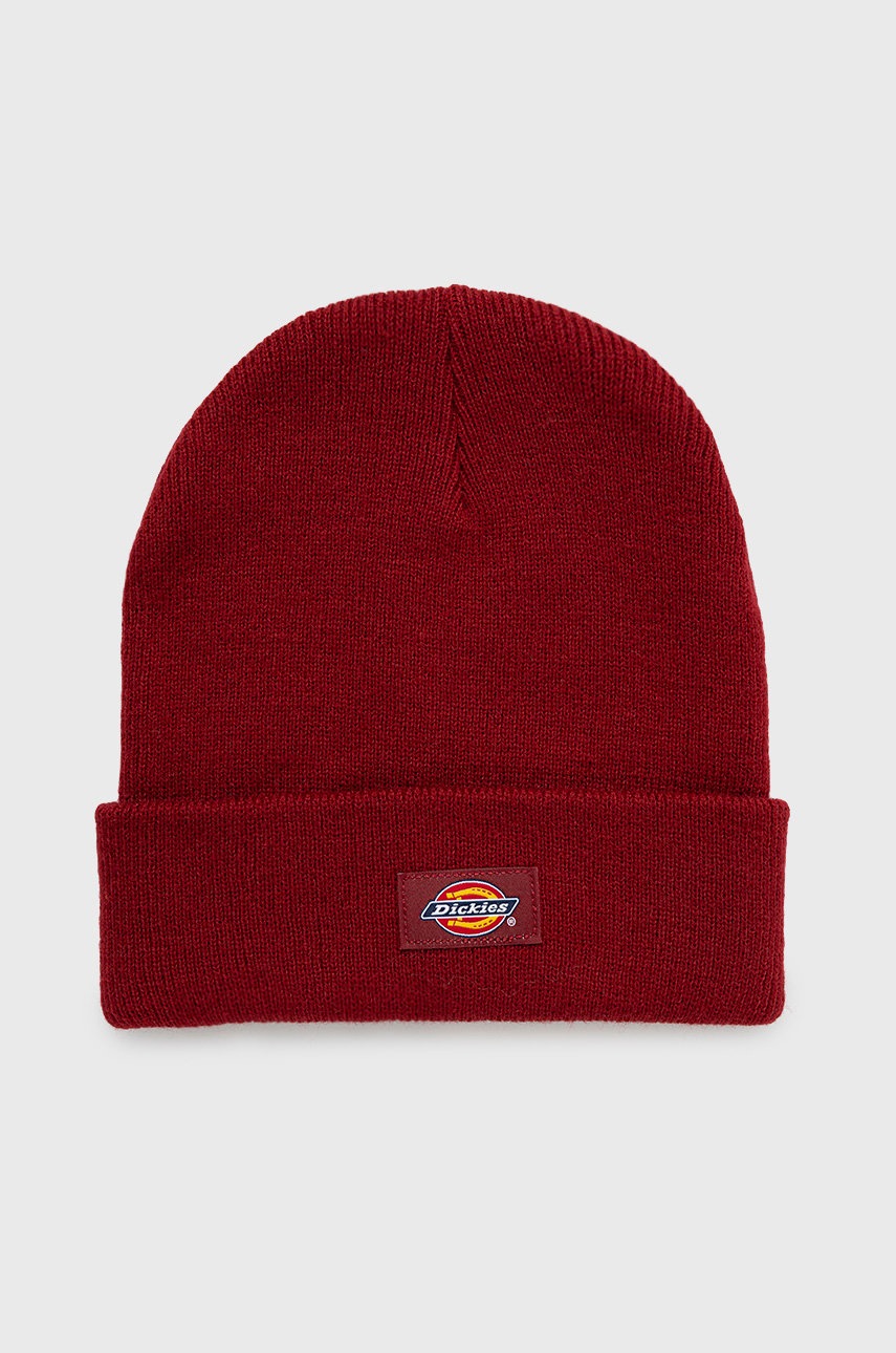 

Шапка Dickies в червено с фина плетка, Червен