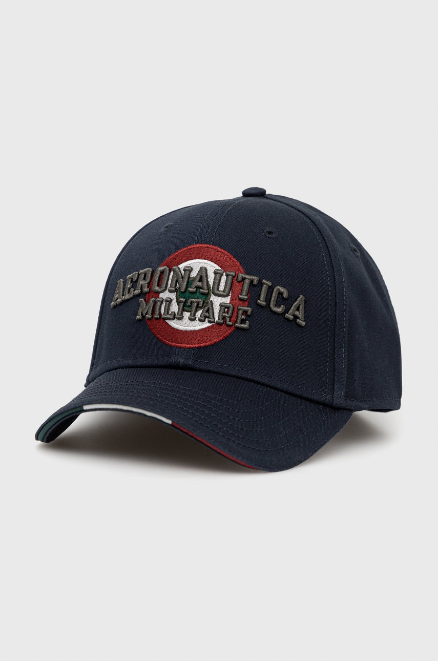 

Шапка Aeronautica Militare в тъмносиньо с апликация, Тъмносин