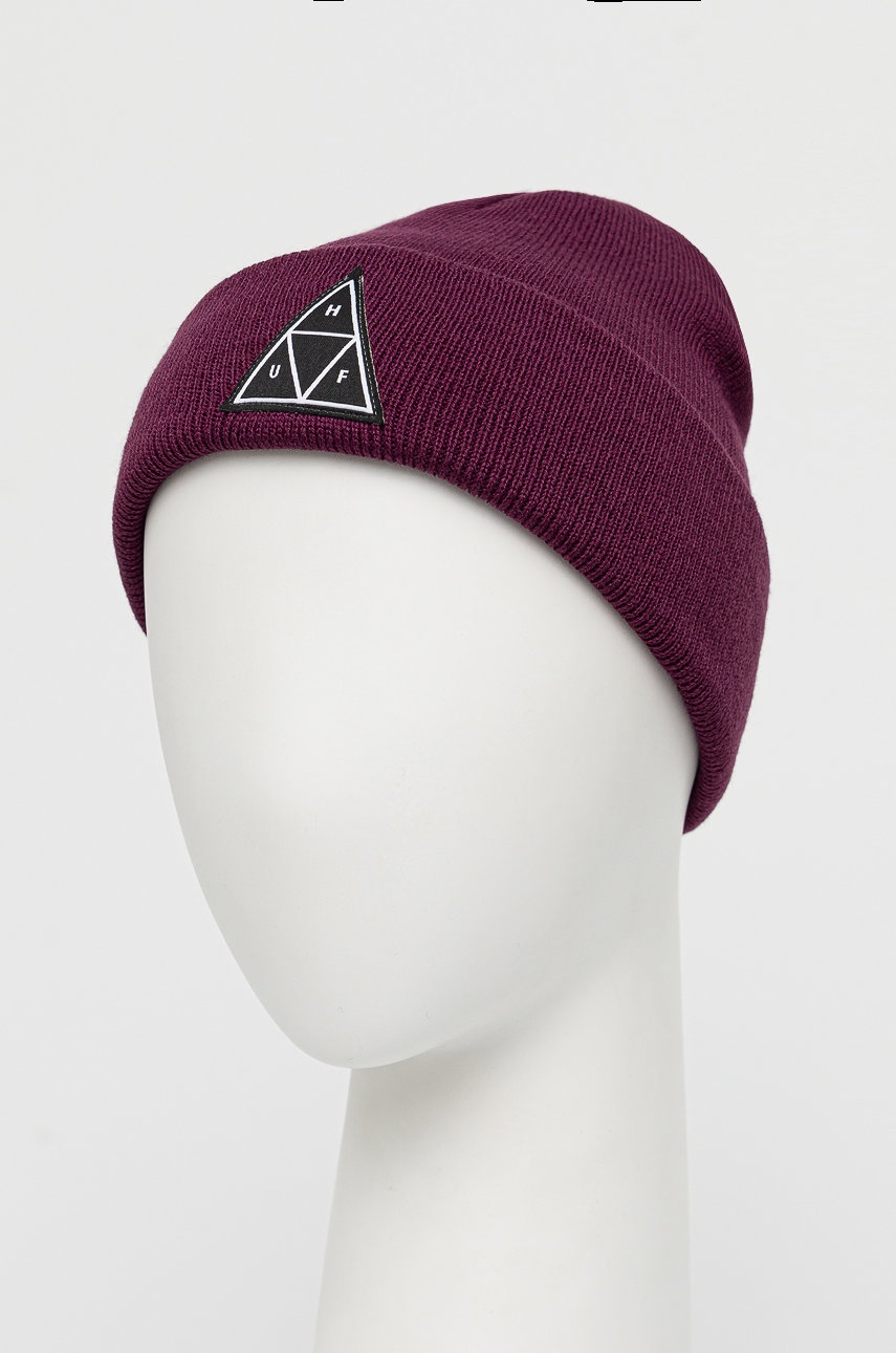 

Шапка HUF цвет фиолетовый