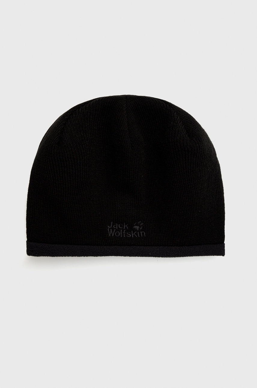 

Шапка Jack Wolfskin в черно, Черен