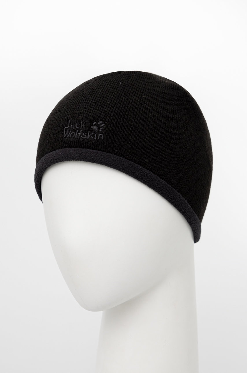 

Шапка Jack Wolfskin колір чорний