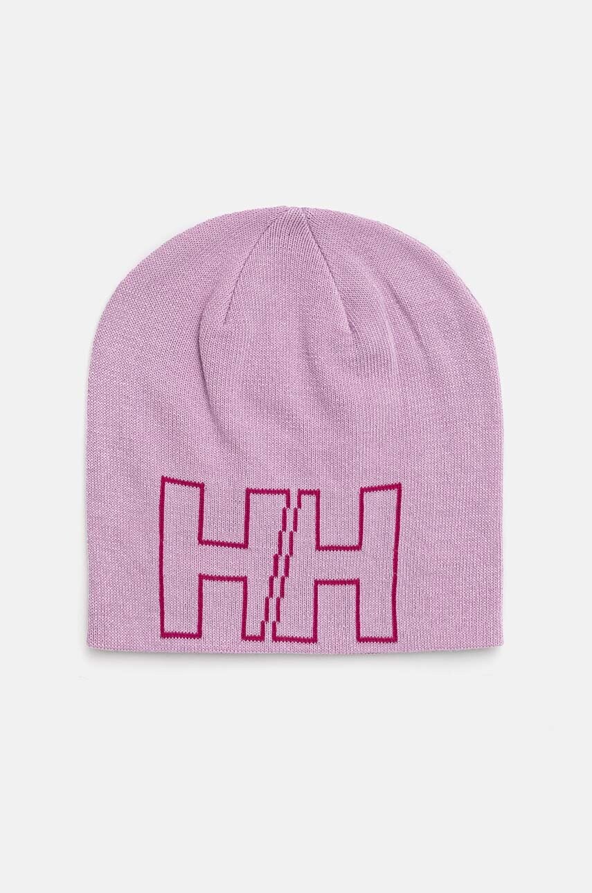 Levně Čepice Helly Hansen růžová barva
