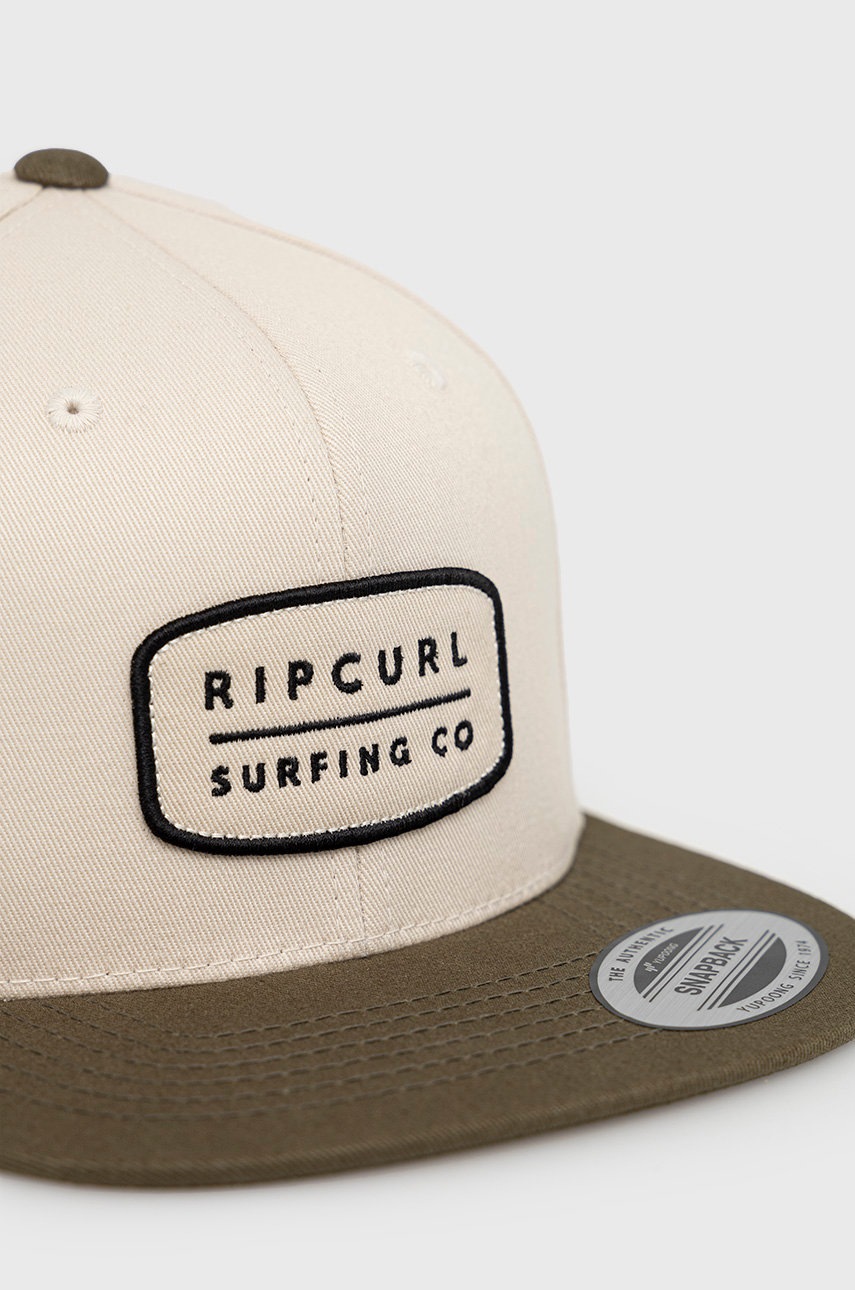 

Кепка Rip Curl колір кремовий з аплікацією