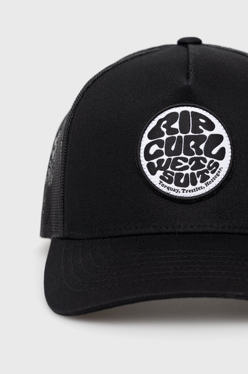 

Шапка Rip Curl цвет чёрный с аппликацией