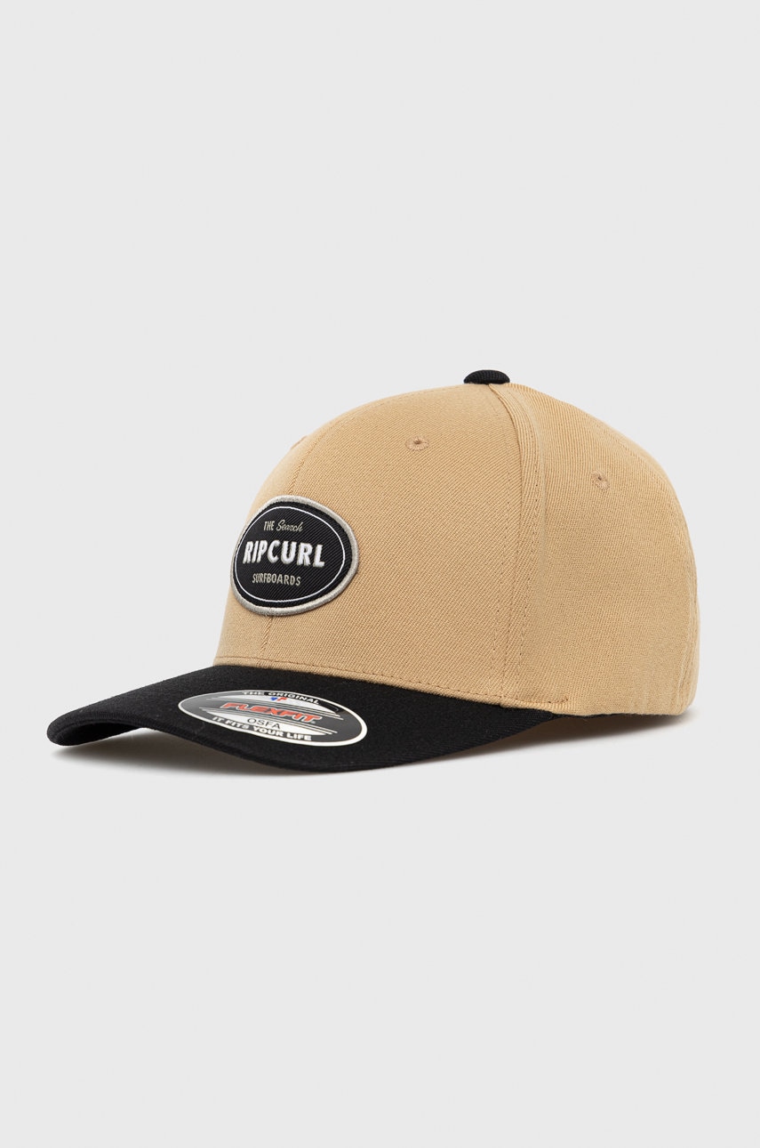 Rip curl căciulă culoarea bej, material neted