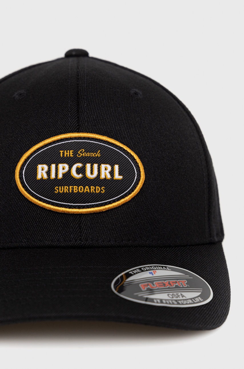 

Кепка Rip Curl колір чорний гладка